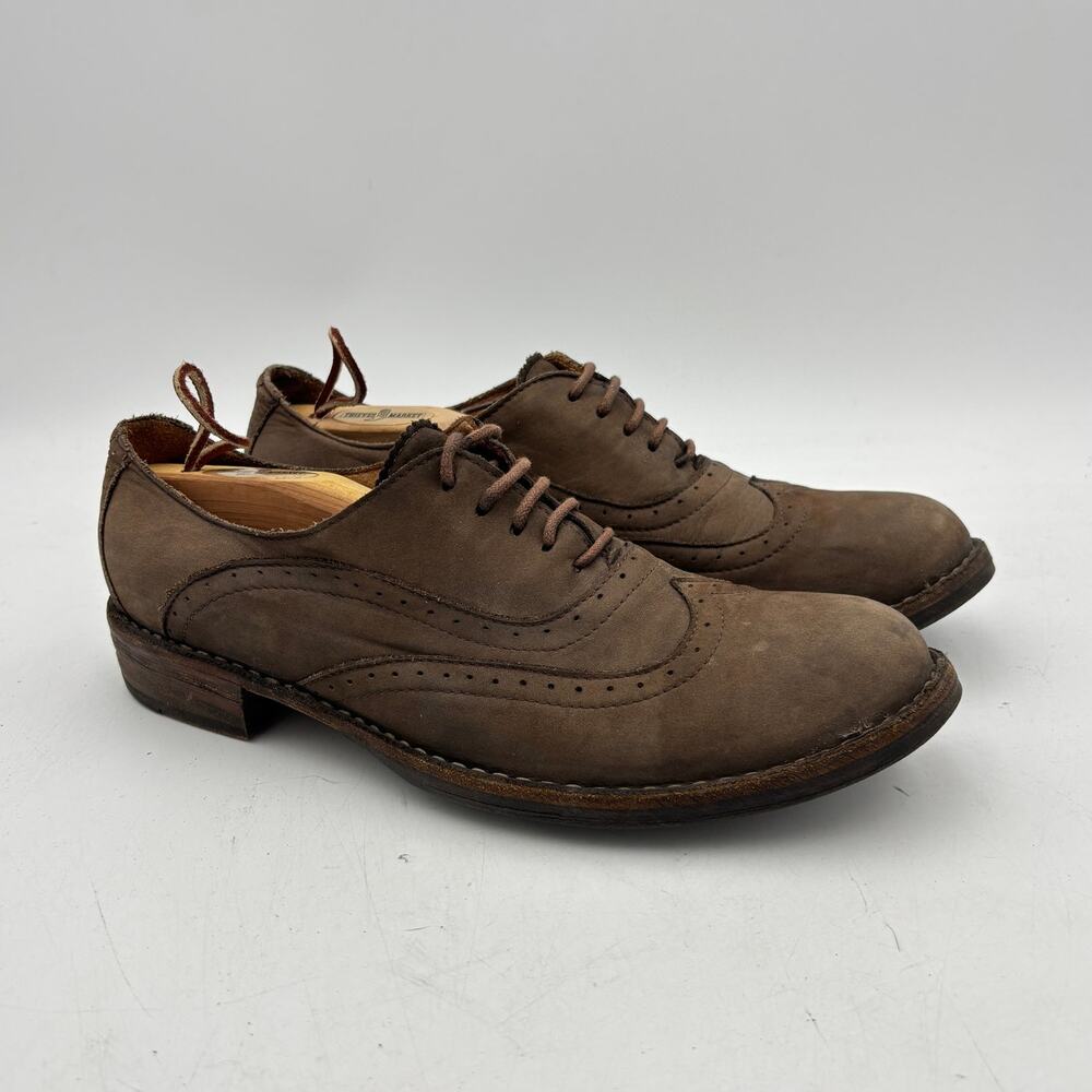 Fiorentini + Baker Wingtip Oxford Dress Shoes Leather Men's 9